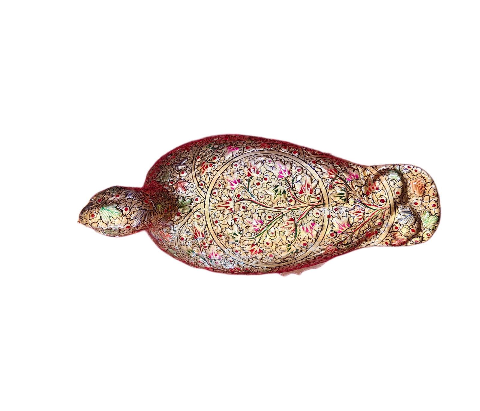 Handcrafted Kashmiri Paper Mache Duck-Shaped Decorative Box – Elegant Home Décor & Gift Item - Image 2