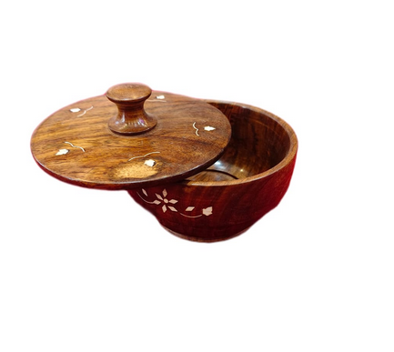 Handcrafted Wooden Sugar Pot & Spice Jar – Small Multi-Purpose Kitchen Storage Container