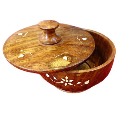 Handcrafted Wooden Sugar Pot & Spice Jar – Small Multi-Purpose Kitchen Storage Container - Image 3