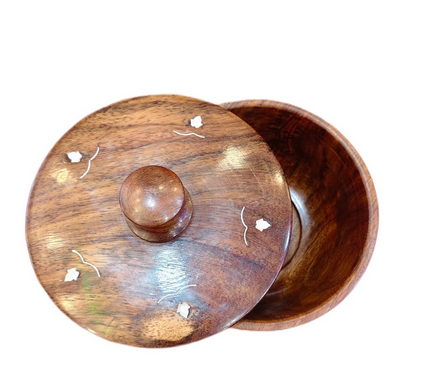 Handcrafted Wooden Sugar Pot & Spice Jar – Small Multi-Purpose Kitchen Storage Container - Image 2