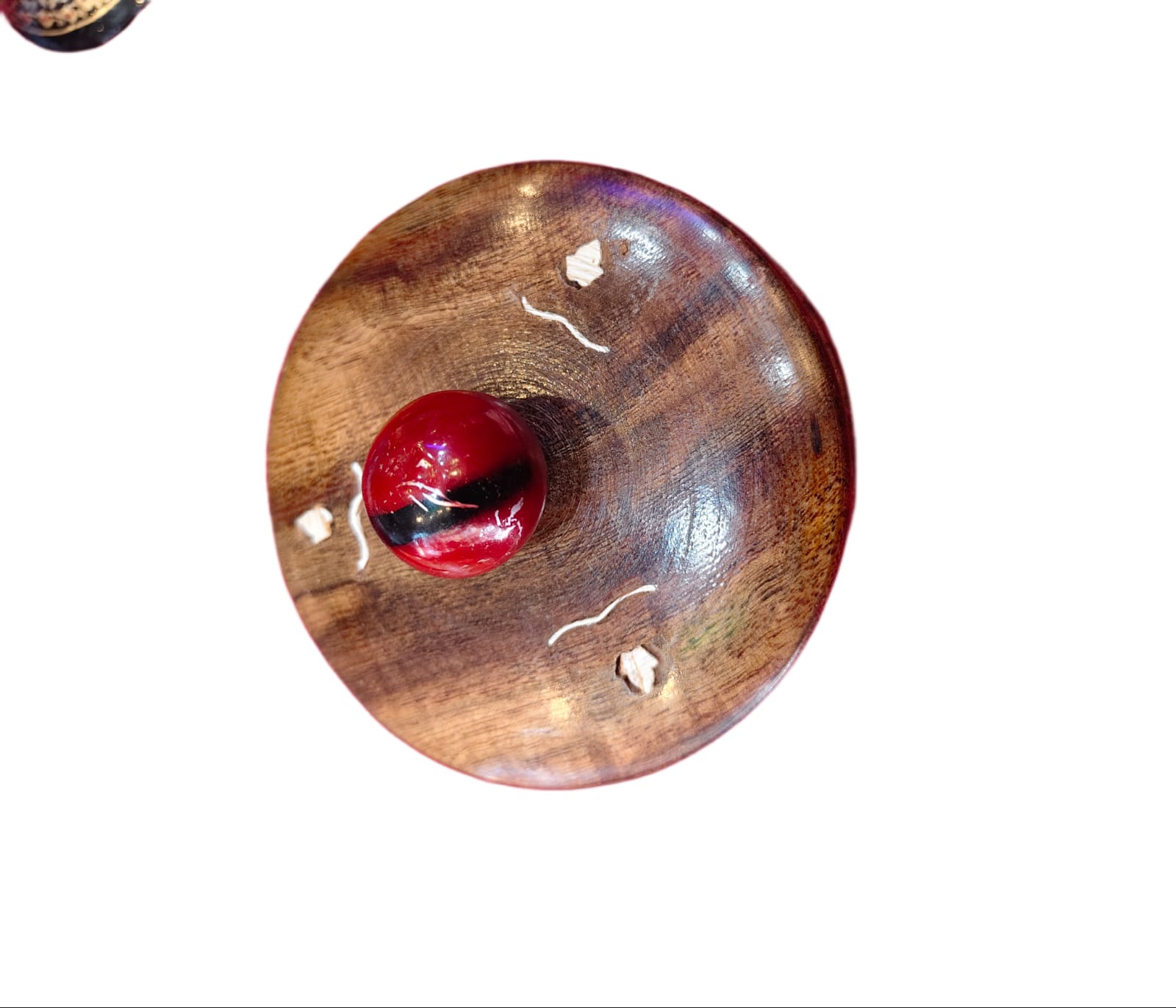 Handcrafted Wooden Dry Fruit Box & Masala Container – Large Multi-Use Kitchen Storage Jar - Image 2