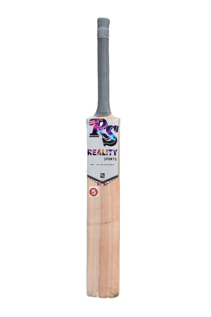 REALTY SPORTS Junior Kashmir Willow Cricket Bat – Lightweight Kids Bat (Size 5 & 6) with Full Cover