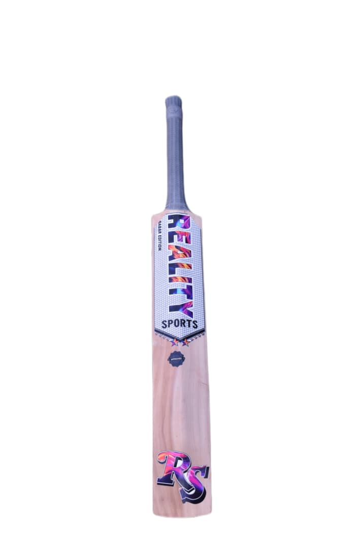 REALTY SPORTS Junior Kashmir Willow Cricket Bat – Lightweight Kids Bat (Size 5 & 6) with Full Cover - Image 2