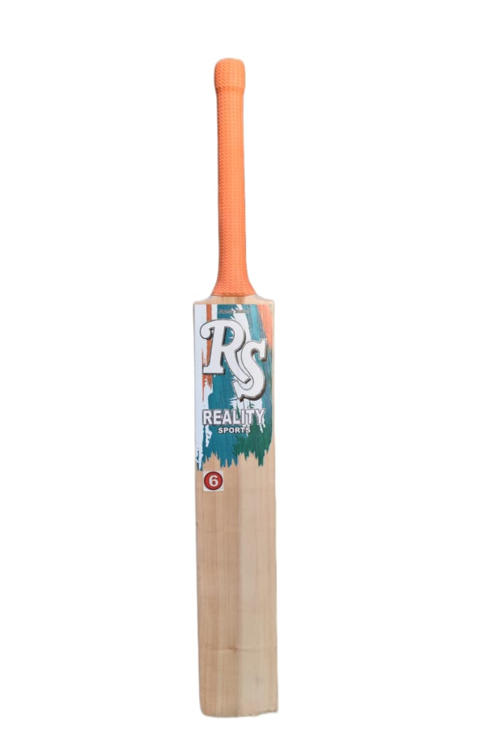 REALTY SPORTS Junior Kashmir Willow Cricket Bat – Lightweight Kids Bat (Size 5 & 6) with Full Cover - Image 5